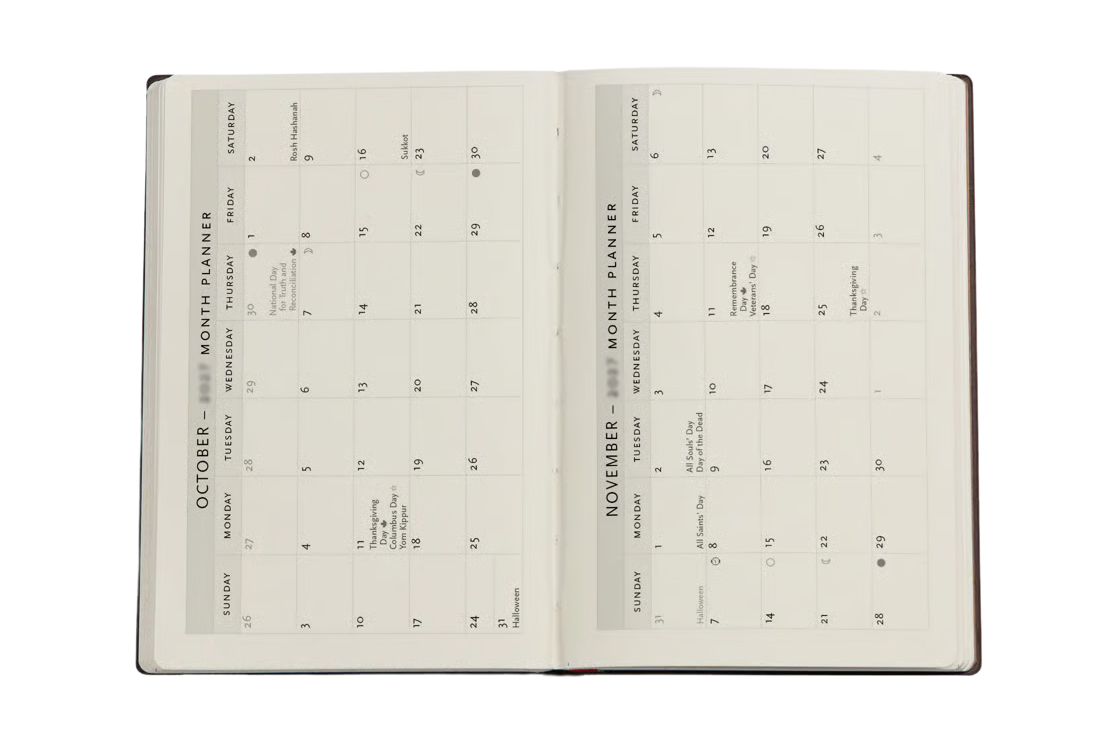 Paperblanks 2027 Mini Weekly Planner - Silk Sky