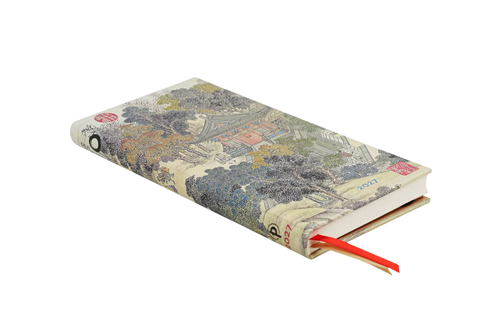 Paperblanks 2027 Slim Weekly Planner - Golden Age