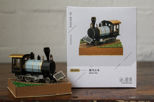 PaperNthought 3D Paper Puzzle - Steam Train | Flywheel | Stationery | Tasmania