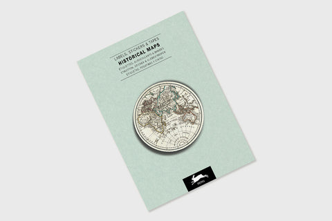 Pepin Press Label & Sticker Book - Historical Maps