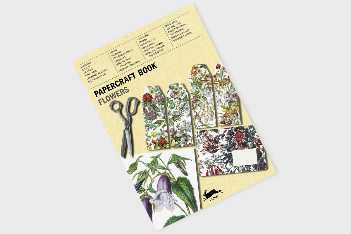 Pepin Press Paper Craft Book Flowers Flywheel