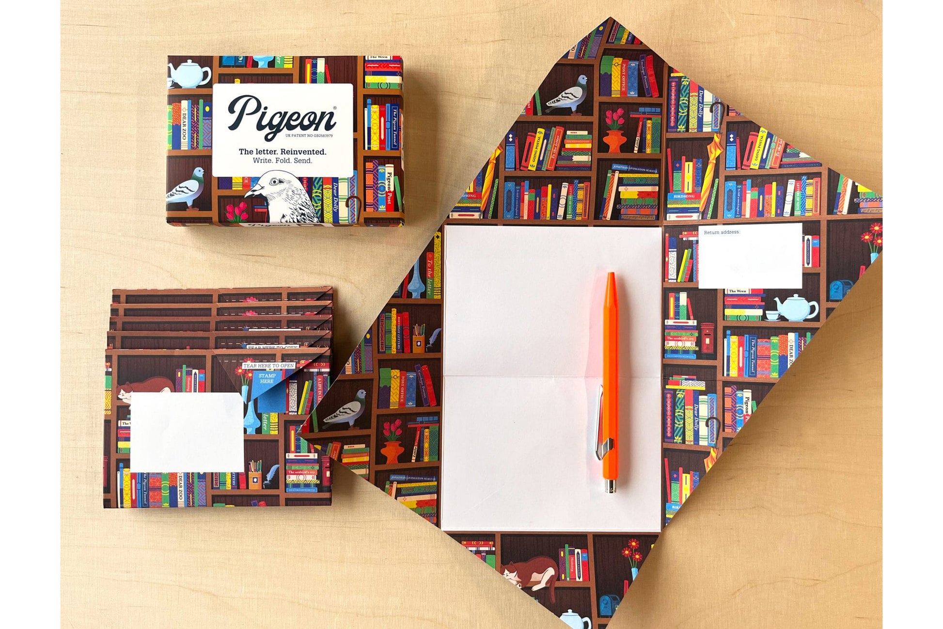 Pigeon Posted Letter Pack - Bookstore | Flywheel | Stationery | Tasmania