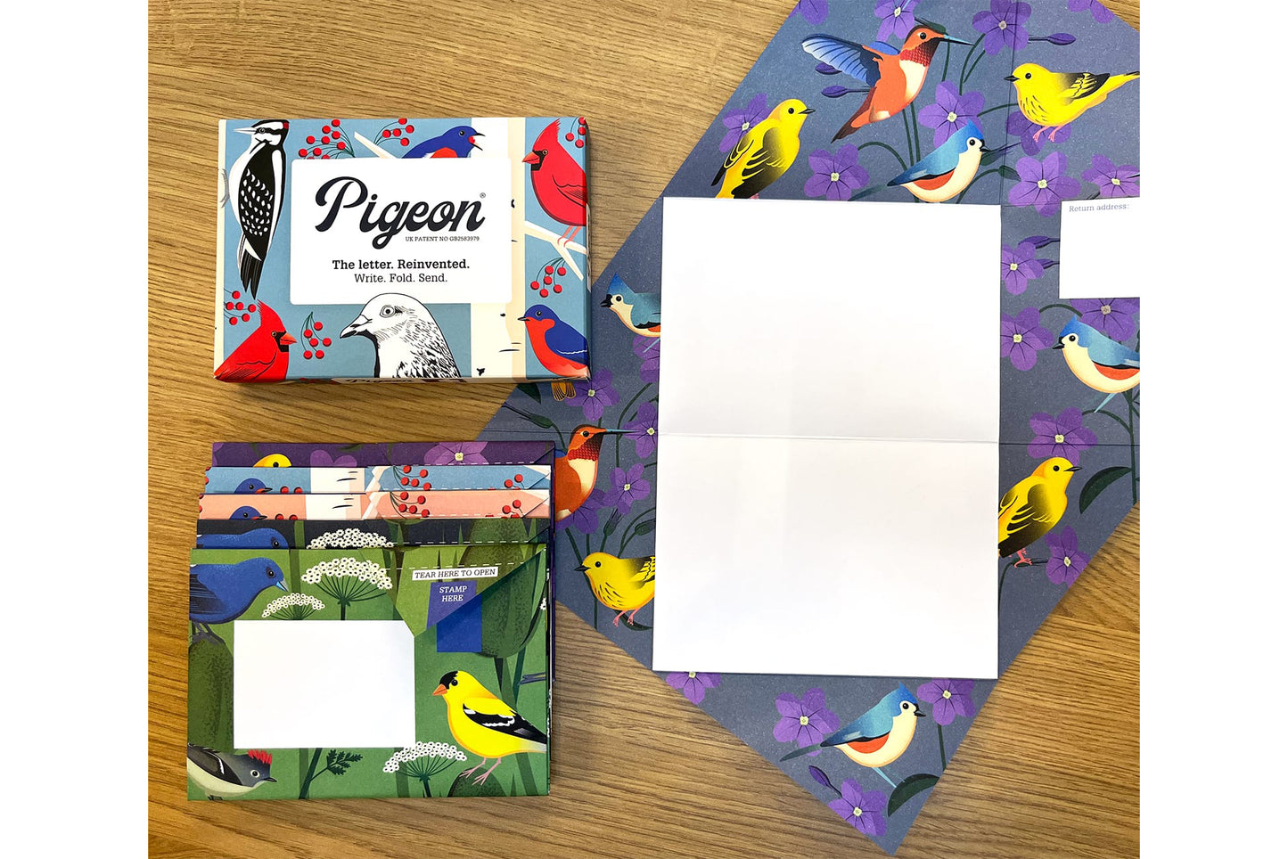 Pigeon Posted Letter Pack - Carnival of Colour | Flywheel | Stationery | Tasmania