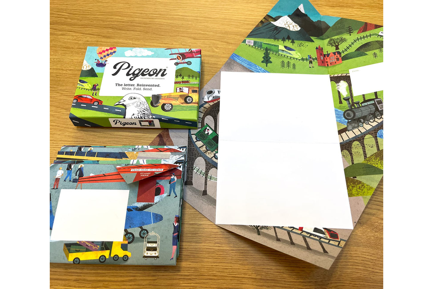 Pigeon Posted Letter Pack - Hop on Board | Flywheel | Stationery | Tasmania