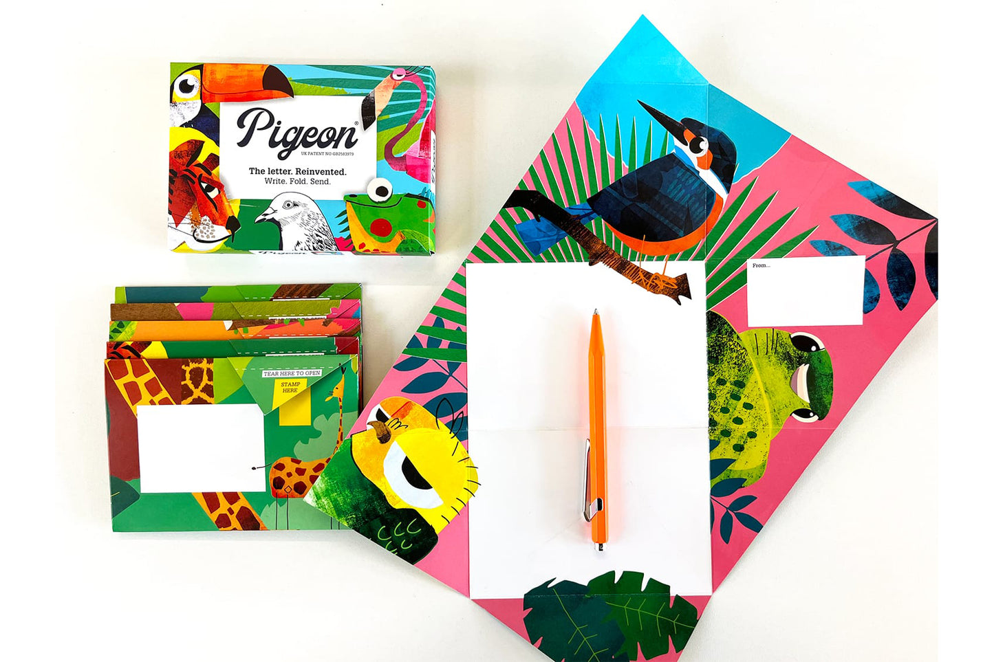 Pigeon Posted Letter Pack - Wild Lives | Flywheel | Stationery | Tasmania