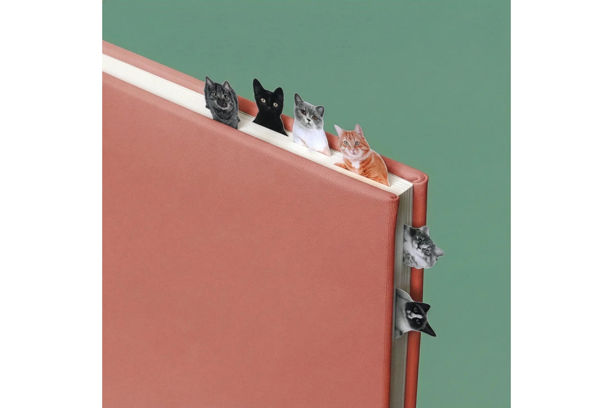 Pikkii Page Markers - Cat Flywheel Stationery Tasmania