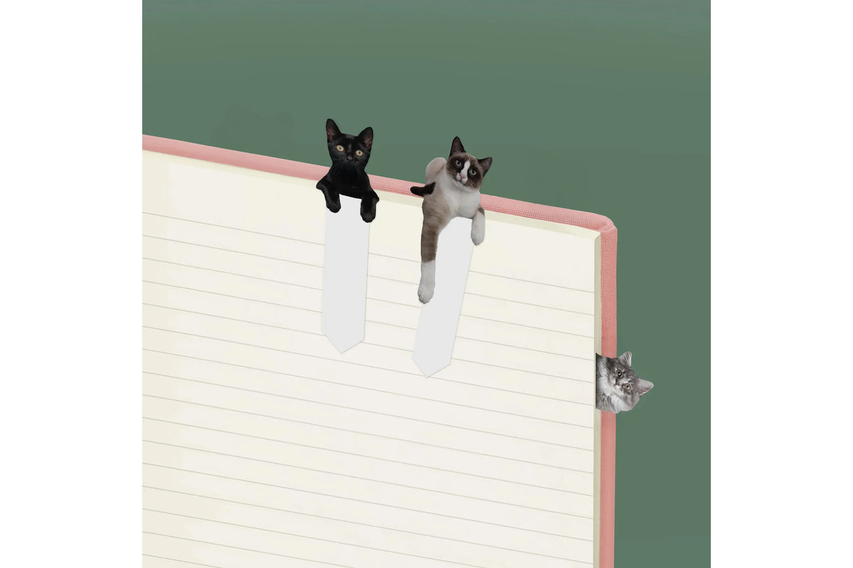 Pikkii Page Markers - Cat Flywheel Stationery Tasmania