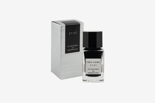 Pilot Iroshizuku Ink 15ml - Take-Sumi Ink Flywheel Stationery Tasmania