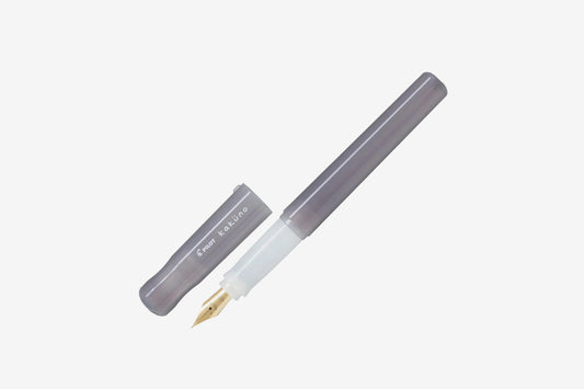 Pilot Kakuno Madoromi Fountain Pen - Grey | Flywheel | Stationery | Tasmania