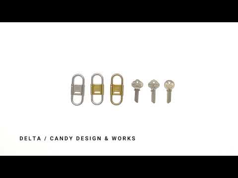 Candy Design & Works Carabiner - Delta/Brass | Flywheel | Stationery | Tasmania