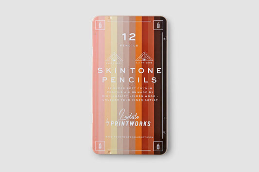 Printworks Colour Pencils Set of 12 - Skin Tone | Flywheel | Stationery | Tasmania