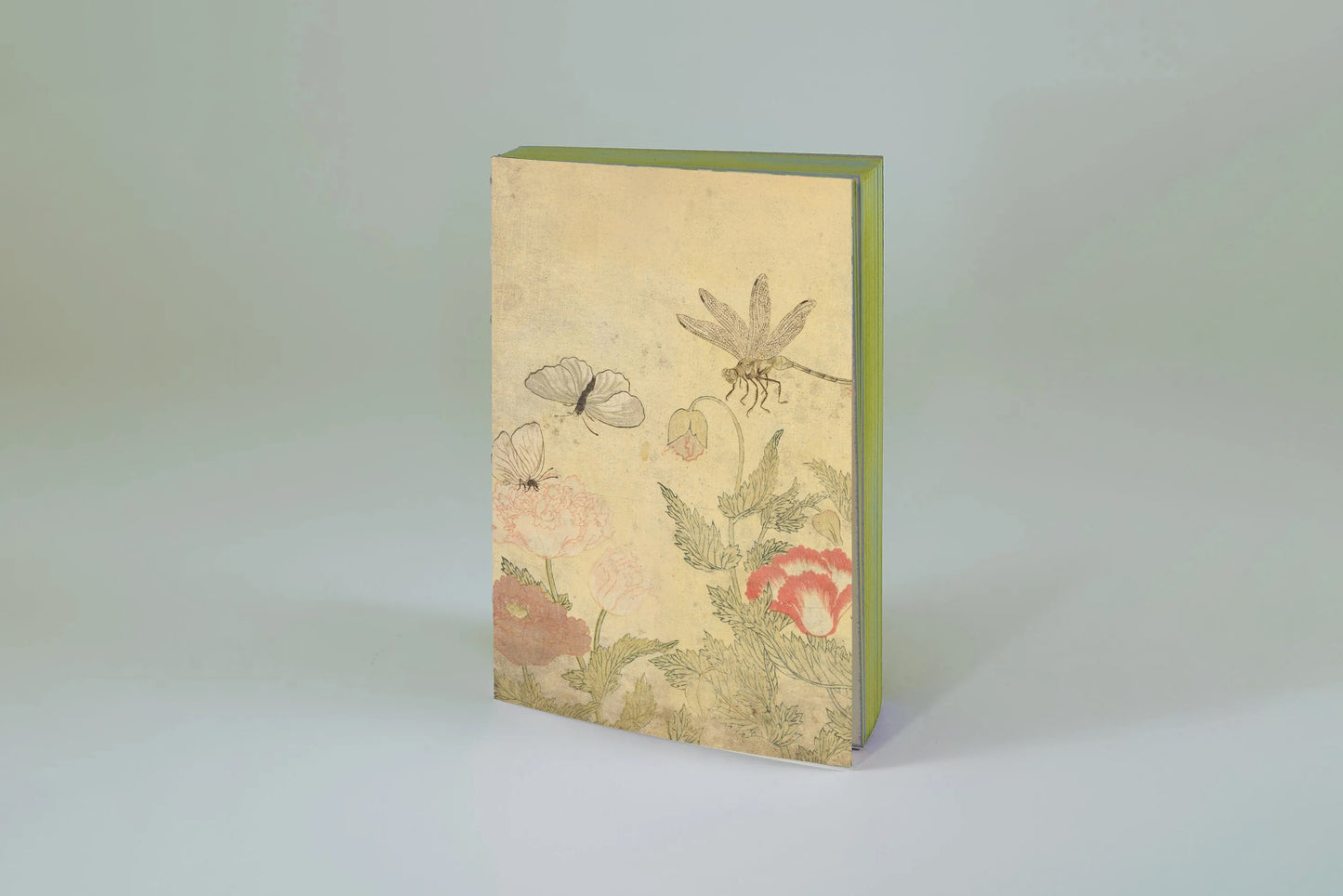Slow Design Canvas Notebook XS - Dragonfly & Butterflies