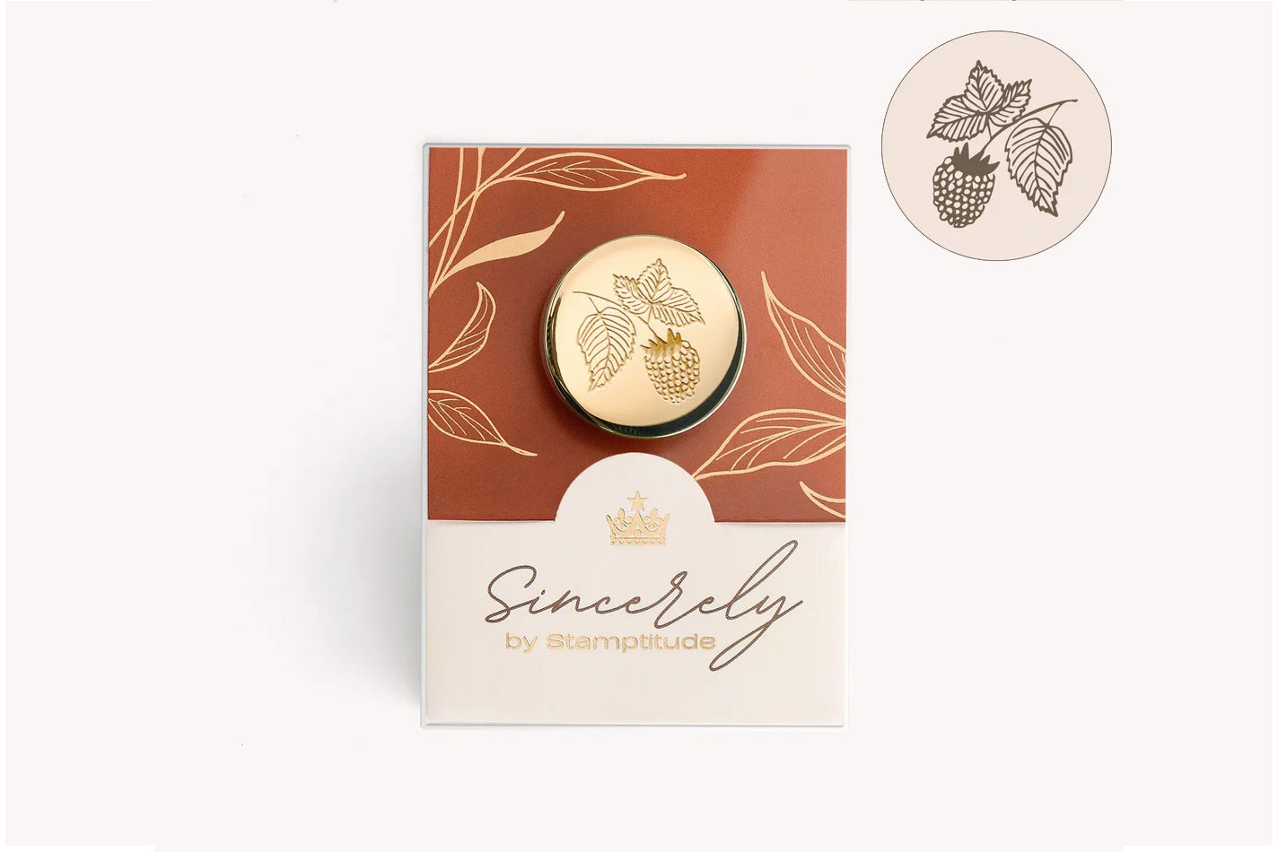 Stamptitude Wax Stamp Head - Blackberry | Flywheel | Stationery | Tasmania