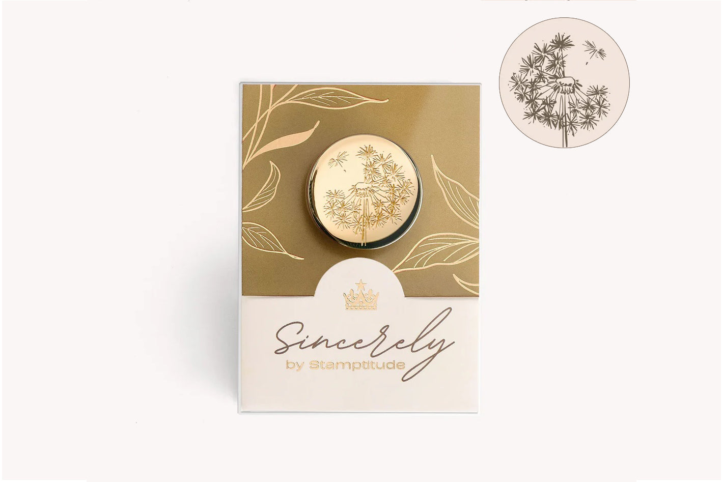 Stamptitude Wax Stamp Head - Dandelion | Flywheel | Stationery | Tasmania