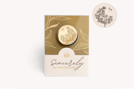 Stamptitude Wax Stamp Head - Dandelion | Flywheel | Stationery | Tasmania