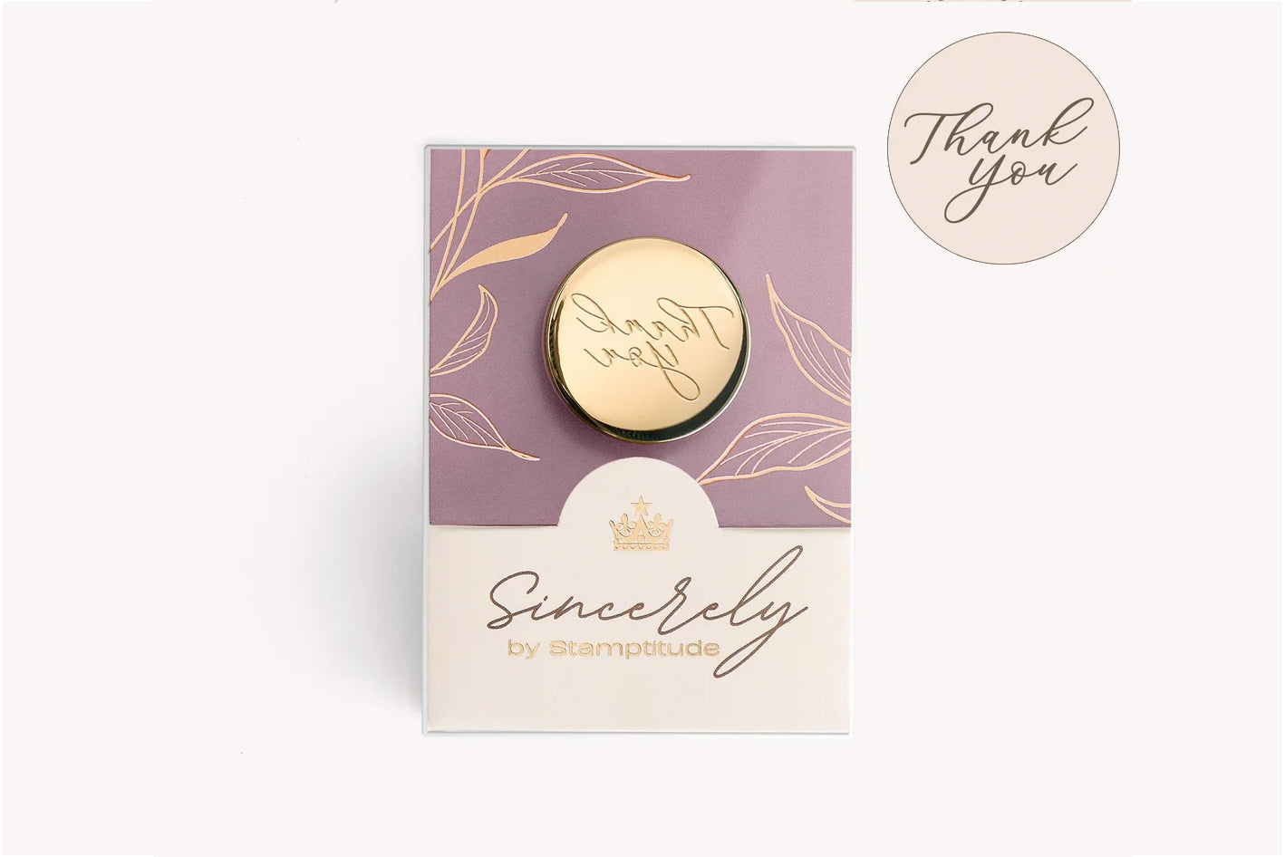 Stamptitude Wax Stamp Head - Thank You | Flywheel | Stationery | Tasmania