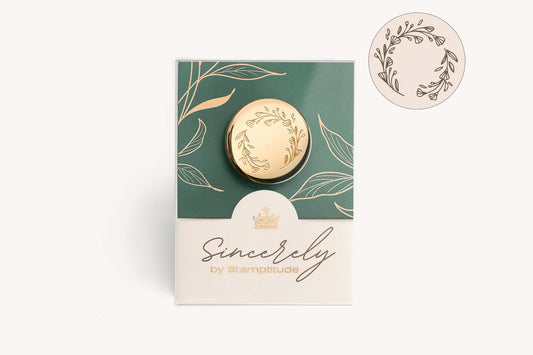 Stamptitude Wax Stamp Head - Wildflower | Flywheel | Stationery | Tasmania