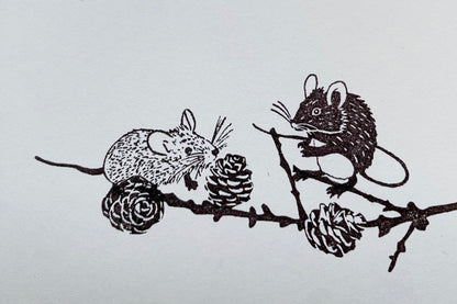 Stempel Jazz Rubber Stamp - Small Mouse | Flywheel | Stationery | Tasmania