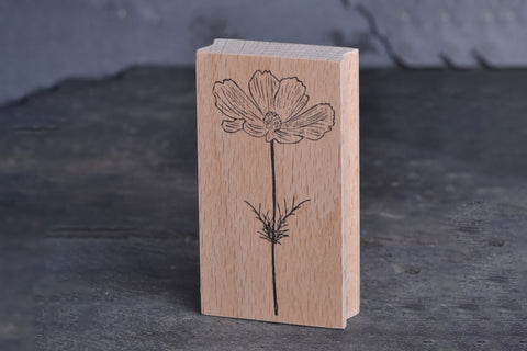 Stempel Jazz Rubber Stamp - Cosmea