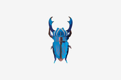 Studio Roof Wall Art - Azure Stag Beetle Flywheel Stationery Tasmania