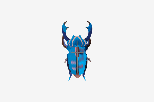 Studio Roof Wall Art - Azure Stag Beetle