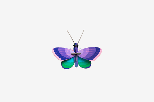 Studio Roof Wall Art - Blue Copper Butterfly