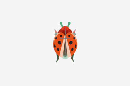 Studio Roof Wall Art - Coccinelle Rouge