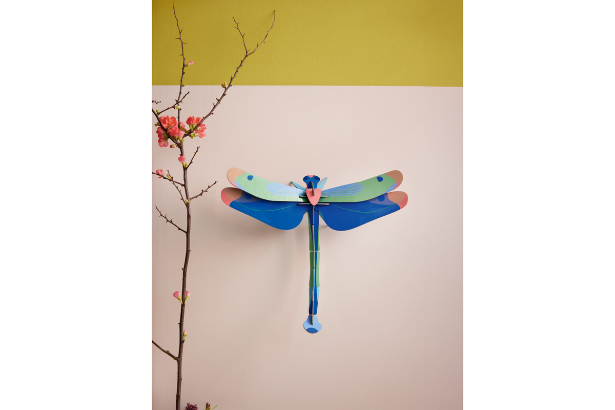 Studio Roof Wall Art - Dragonfly Blue
