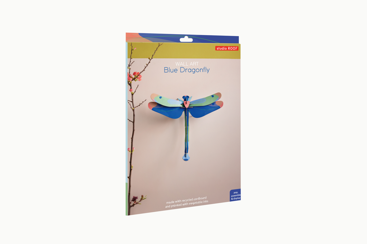 Studio Roof Wall Art - Dragonfly Blue