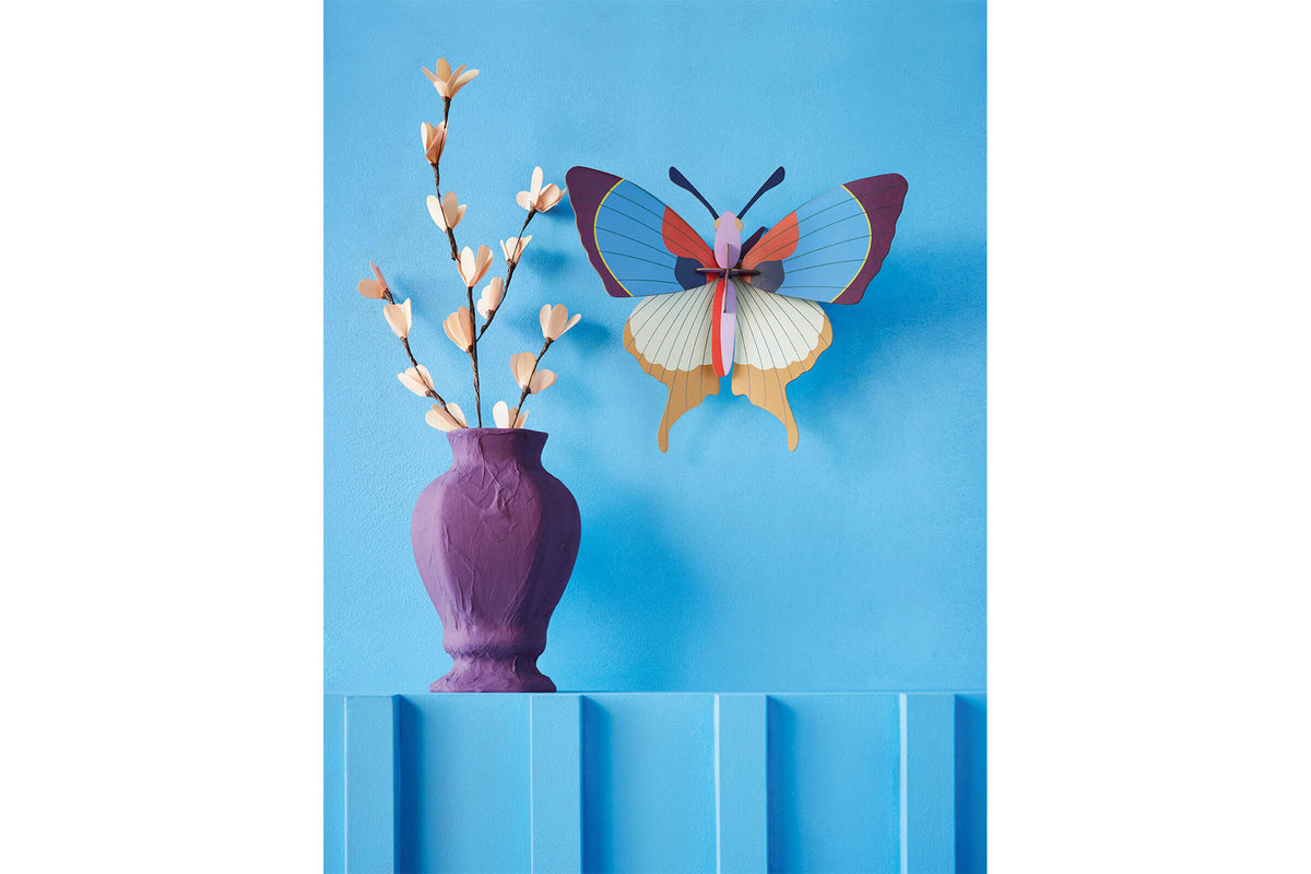 Studio Roof Wall Art - Plum Fringe Butterfly