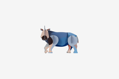Studio Roof Wall Art - Rhino