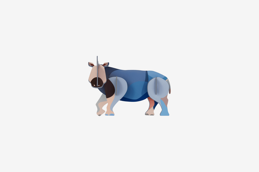 Studio Roof Wall Art - Rhino