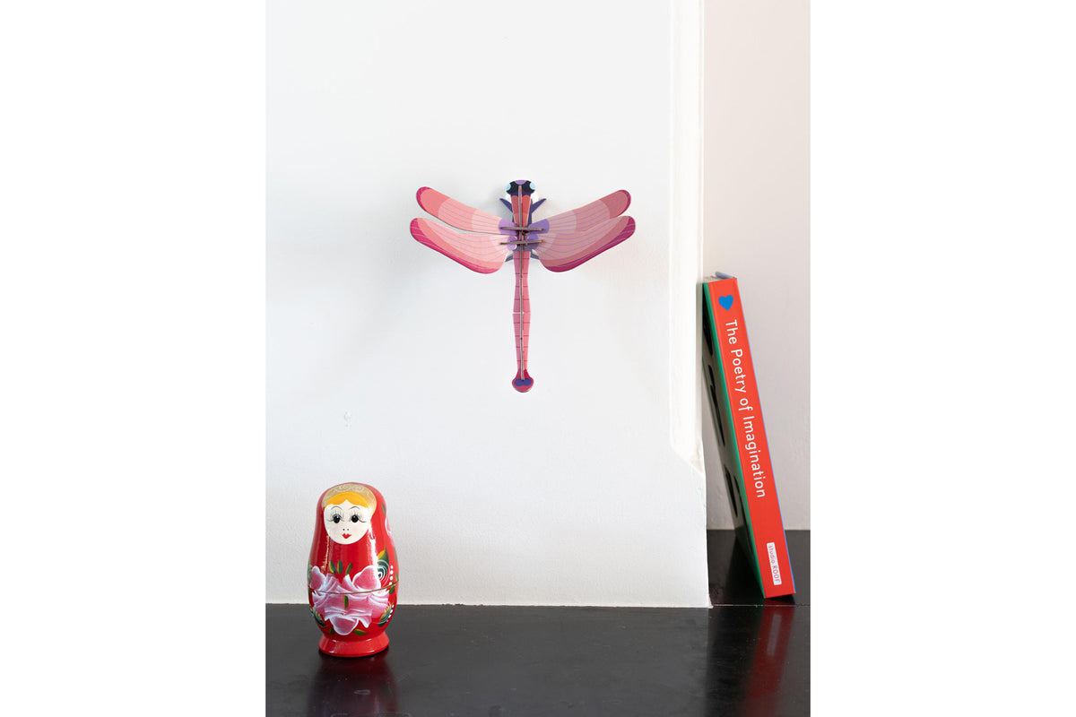 Studio Roof Wall Art - Ruby Dragonfly
