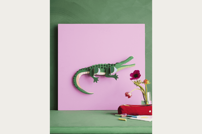 Studio Roof Wall Art - Tall Crocodile