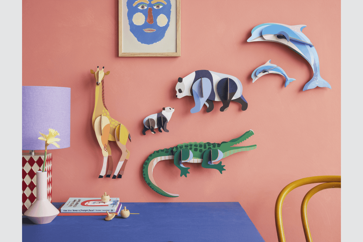 Studio Roof Wall Art - Tall Crocodile