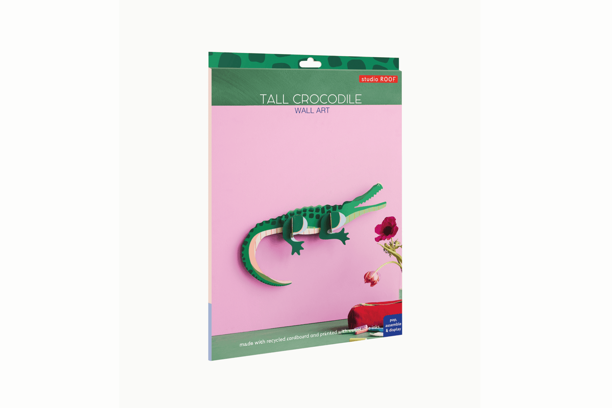 Studio Roof Wall Art - Tall Crocodile