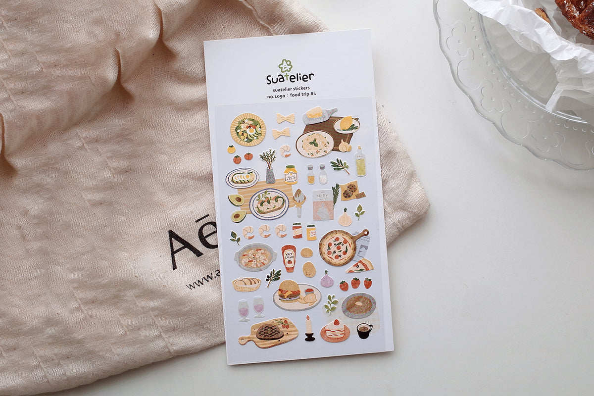 Suatelier Design Stickers - Food Trip #1