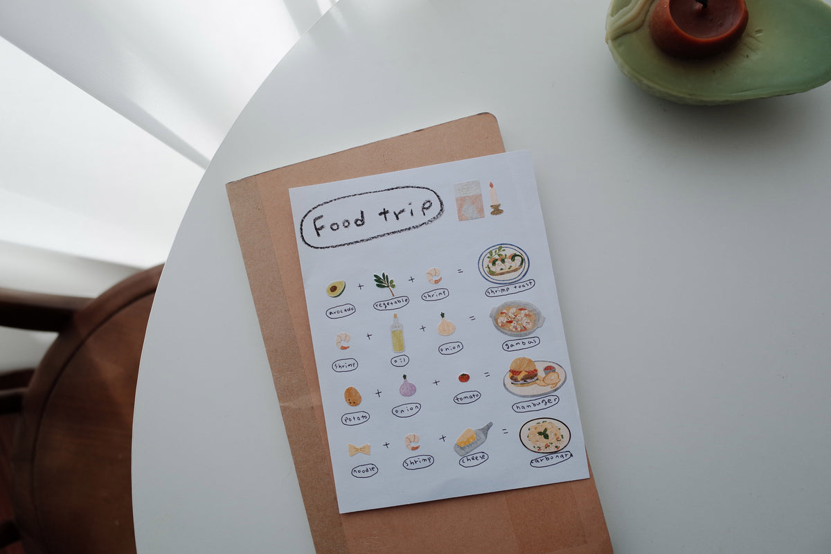 Suatelier Design Stickers - Food Trip #1