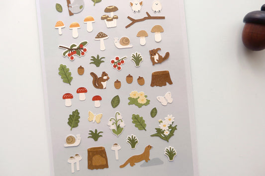 Suatelier Design Stickers - Little Forest Stickers Flywheel Stationery Tasmania