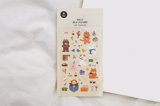 Suatelier Design Stickers - Oh Party Day! Stickers Flywheel Stationery Tasmania