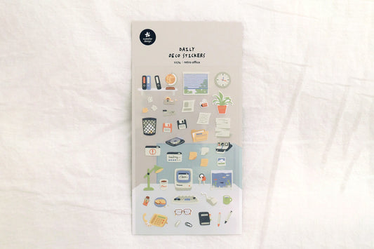 Suatelier Design Stickers - Retro Office Stickers Flywheel Stationery Tasmania