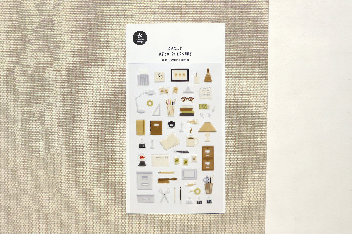 Suatelier Design Stickers - Writing Corner Stickers Flywheel Stationery Tasmania