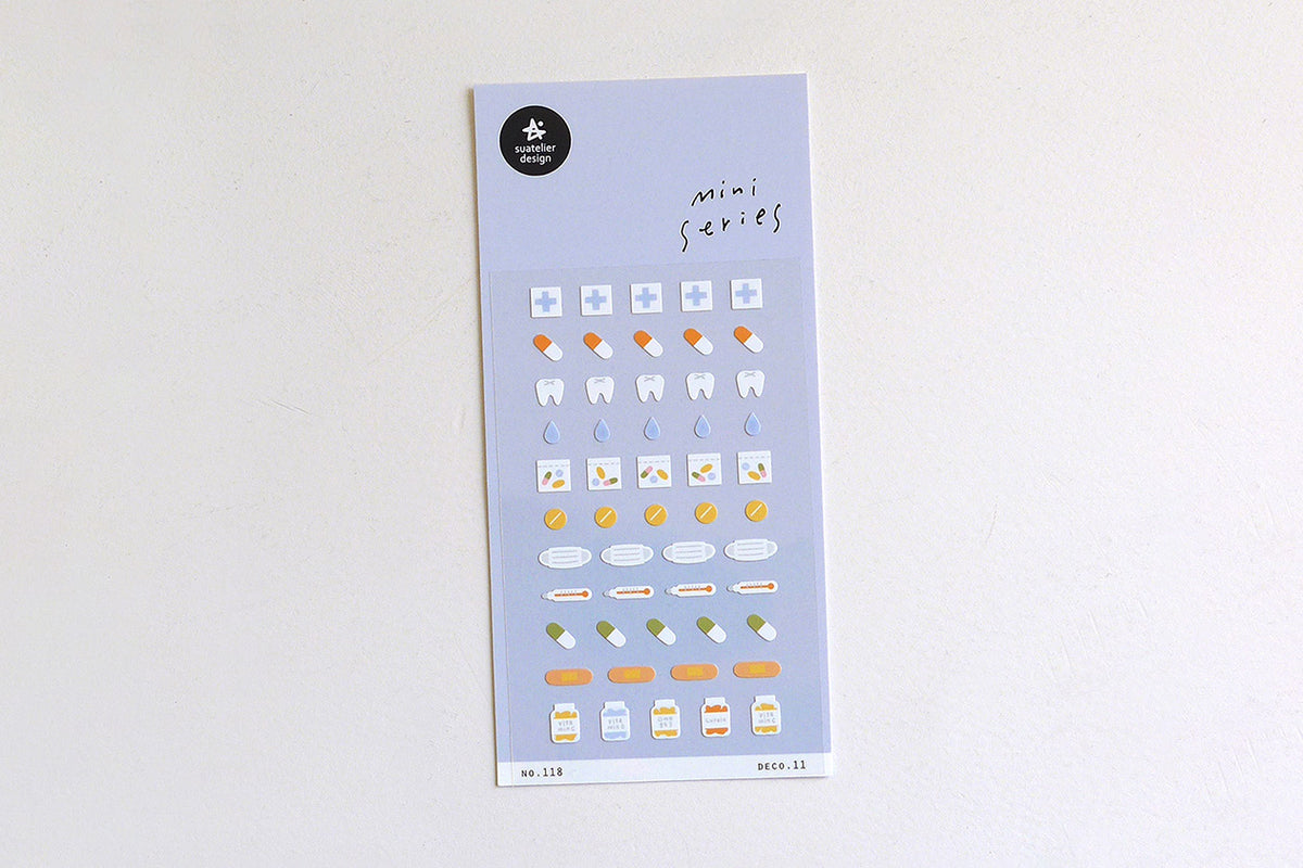 Suatelier Design Stickers - Mini Series Deco 11 Stickers Flywheel Stationery Tasmania