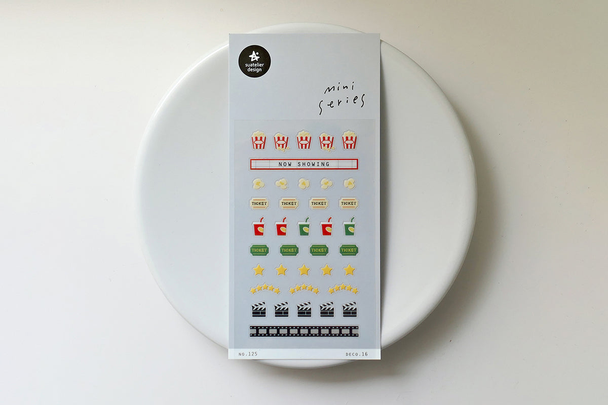 Suatelier Design Stickers - Mini Series Deco 16 Stickers Flywheel Stationery Tasmania