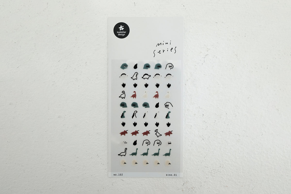 Suatelier Design Stickers - Mini Series Dino 01 Stickers Flywheel Stationery Tasmania