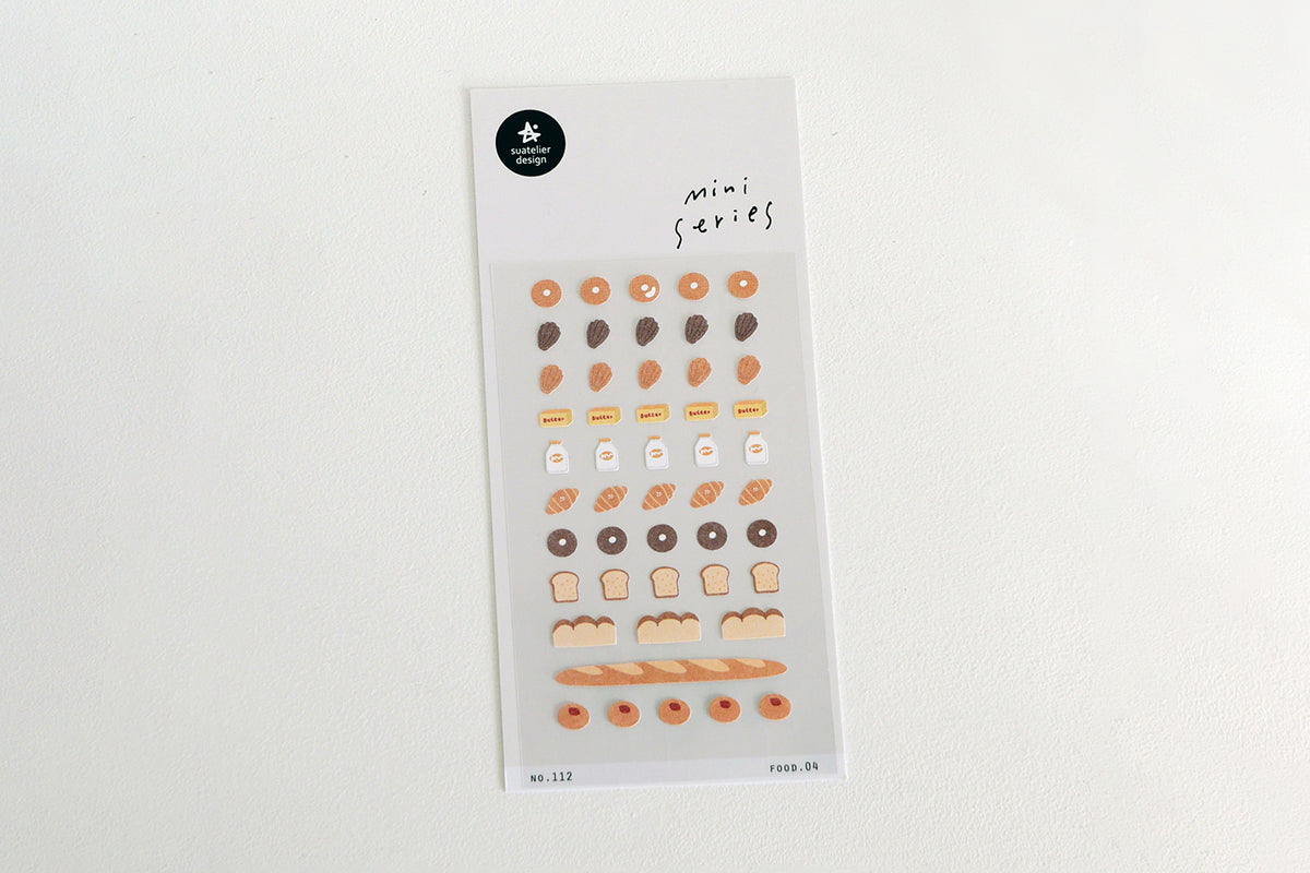Suatelier Design Stickers - Mini Series Food 04 Stickers Flywheel Stationery Tasmania