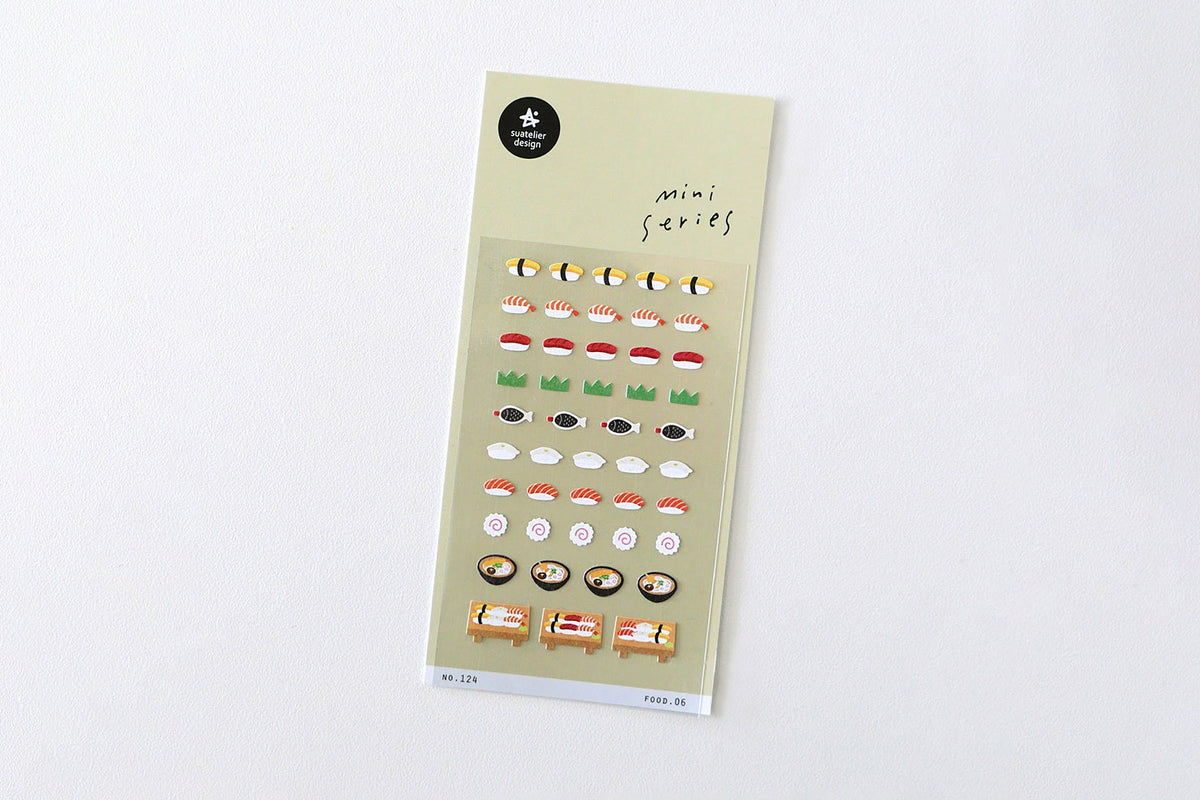 Suatelier Design Stickers - Mini Series Food 06 Stickers Flywheel Stationery Tasmania
