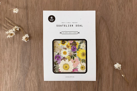 Suatelier Design Seal Overlapping Stickers - Dear Flower Stickers Flywheel Stationery Tasmania