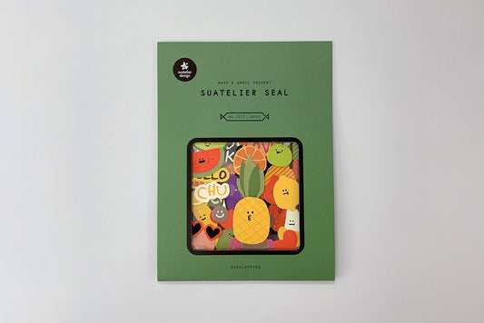 Suatelier Design Seal Overlapping Stickers - Juicy Stickers Flywheel Stationery Tasmania