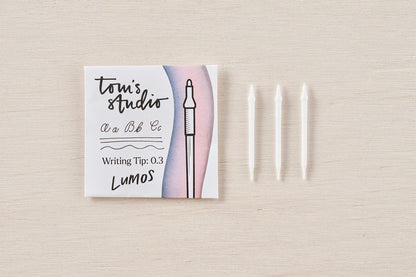 Tom's Studio Lumos Tips - Pack of 3 | Flywheel | Stationery | Tasmania